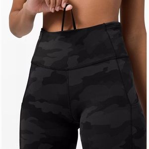 Fast and Free High-Rise Tight 25” Heritage 365 Camo Deep Coal Multi Size 4